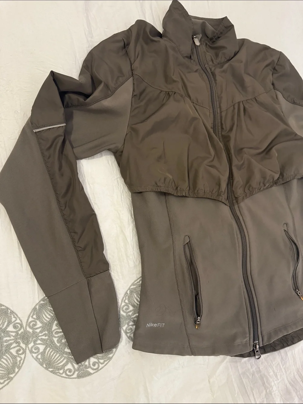 Nike Women’s Olive Utility Full-Zip Jacket